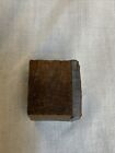 Vintage Letter Press Print Block 