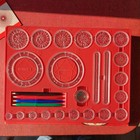 Vintage Kenner Spirograph Drawing Set No  401  Baseboard And Accessories