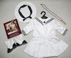 American Girl Samantha Doll Middy Sailor Dress   Nature Paraphernalia Set Lot 