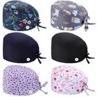 6 Pcs Bouffant Scrub Caps - Surgical Caps For Medical Professionals  Adjustable