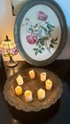 Vintage Solid Brass Repouss   Tray 13  Ornate Floral Decorative Platter