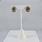 Natural  8 Turquoise   Sterling Silver Stud Earrings Native   Southwestern Style