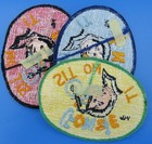 1970s Patch Trio Vtg Fonzie  sit On It  Happy Days Henry Winkler   Bright Colors