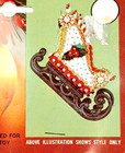 Walco Old Fashioned Sleigh Sequin Bead Christmas Ornament Craft Holiday Kit