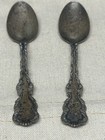 2 Antique Whiting Sterling Silver Louis Xv 5 1 4  Tea Spoon 2 Spoons 29 6 G