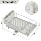 Stainless Steel Dish Drying Rack - Large Capcity 304 Grade Light Green