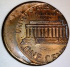 198x Error Off Center Lincoln Cent Unc    Bu Coin O c   Lot  z27  Free Ship