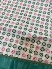 Vintage Child Size Full Bib Apron Pink Green Front Pocket Excellent Condition