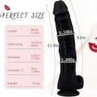 Huge Realistic 11 Inch Dildoe Big Cock Long G-spot Massage Sex Toys For Women