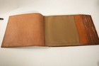 Old Leather   Canvas Folio  a4r jsf6  About 16x11 Antique Organizer Book