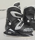Lake Placid Nitro Kids Adjustable Ice Skates Black Size 11-13 Lp102gb