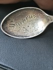 Antique Sterling Silver Full Figure Native American Syracuse Ny Souvenir Spoon