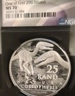 2020 Silver 1oz S  Africa S25r Rise Of The Dinosaurs Coelophysis Ms70 Fdp