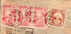 1948 Burma Myanmar Postal Airmail Cover To Konapet Rammad India