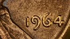 1964 Lincoln Memorial Coin With The L In Liberty Fully Touching The Rim Code 1