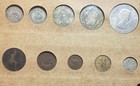 Great Britain Coin Type Collection  10 Coins Dated Between 1900 To 1965