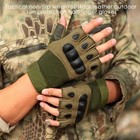 Tactical Fingerless Gloves For Men   Military Combat Shooting Half-finger Gloves