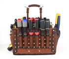 Electrician Leather Tool Bag Tuff-tote Journeyman s Stronghold Tote 8x12 -d b