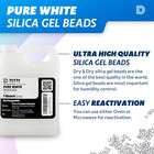 1 Quart 2 Lbs  White Silica Gel Beads-rechargeable