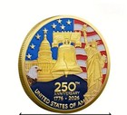 250th Anniversary United States Of America 1776-2026 Commemorative Coin Medal