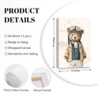 Teddy Bear Nursery Wall Art Decor Vintage Boy Room Pictures Baby Boy Nursery    