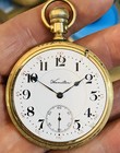 Antique Vintage Hamilton Pocket Watch Grade 990 Railroad 21j Sz 16   Lever Set