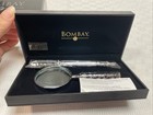 Vintage 2005 The Bombay Company Imperial Pen And Magnifying Glass Set New In Box