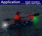4pack Waterproof Battery Powered Marine Boat Navigation Lights For Boat Kayak