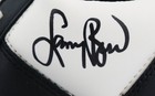 Celtics Larry Bird Signed Left Black   White Converse Weapon Shoe Bas Witnessed