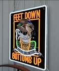 Busch Light Ducks Unlimited Led Neon Sign Feet Down Bottoms Up Duck Hunting