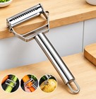 Stainless Steel Vegetable Peeler Julienne Slicer Potato Carrot Fruit Peeling   