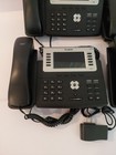 Lot Of 4 Yealink Model Sip-t29g Gigabit Ip Phones With Handsets   Power Tested