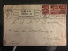1947 Oran French Algeria Cover To Nantes France Letter Enclosed