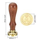 Alphabet A Wax Seal Stamp Initial Letter Sealing Wax Stamp Retro  Style 4