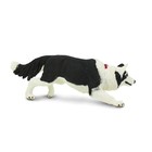 Border Collie Miniature Animal Safari Collectible Toy Figurine 5  L 1 75  H
