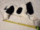 Animal Alley 2000 Black White Pinto Horse Plush Floppy Toys R Us 22  Essa 