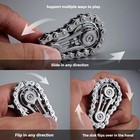 Sprockets Flywheel Fingertip Gyro Gear Chains Fidget Spinner Metal Desk-edc-toy