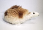 Cute Soft Baby Alpaca Wool Fur Hair Turtle Soft Plush Stuffed Animal Toy 10  Euc