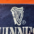 Vintage Guinness Bar Towel Black Gold Yellow Pub Beer Alcohol Home Bar Decor