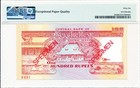 Central Bank Seychelles 100 Rupees Nd 1989  Specimen Pmg  66epq