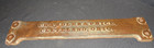 Antique Industrial Works Heavy Cast Iron Plaque Steam Sign Builders Printing