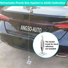 Magnetic Adas Calibration Auto-retract Plumb Bob With 9 8ft String 10 58oz 300g 