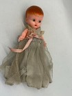 Vintage Girl Doll Baby Rattle Handmade Dress Classic Toys Children Kids Retro