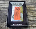 Zippo Filigree Chrome Cigarette Lighter Made In Usa Cigarettes Theme W  Box