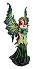 Ebros Amy Brown Large Lady Of The Forest Green Tribal Fairy Figurine 19 5  H
