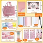 Pink Bible Study Journaling Kit With Bag For Women  Annotation Kit With Highl   