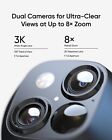 Eufy Solocam S3 Solar Wireless Security Camera 360  ptz 3k Dual-cam Night Vision