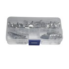 20pcs Stainless Steel Finger Picks Open Design For Guitar Banjo Dobro With Box