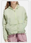 Adidas Women s Long Sleeve Light Green Pullover Multi Sport Light Jacket Size S