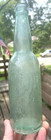 Nice Aqua Anheuser Busch Beer Bottle W pictured Eagle 1910 s Era Dug L  k